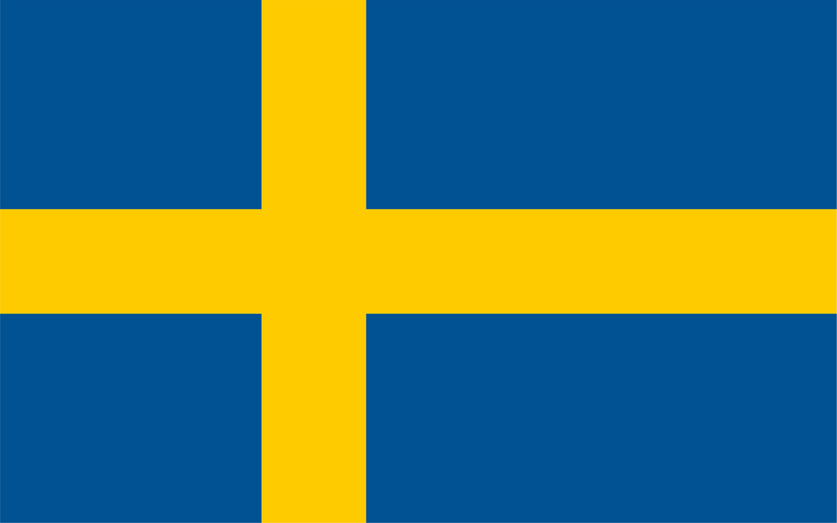 Swedish Flag of Sweden